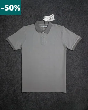Classic Ash Gray Polo T-Shirt