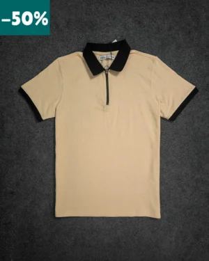 Soft Peach Polo T-Shirt