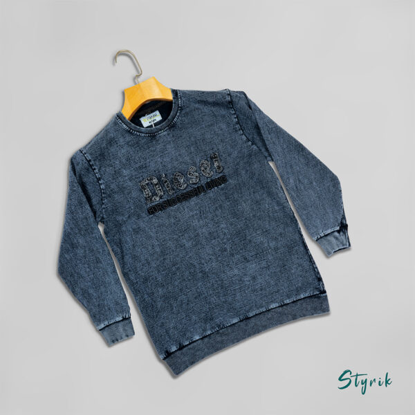 Dark Navy Washed Sweatshirt