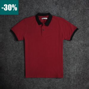 Deep Red Polo T-Shirt