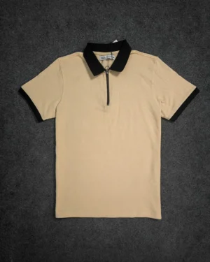 Soft Peach Polo T-Shirt