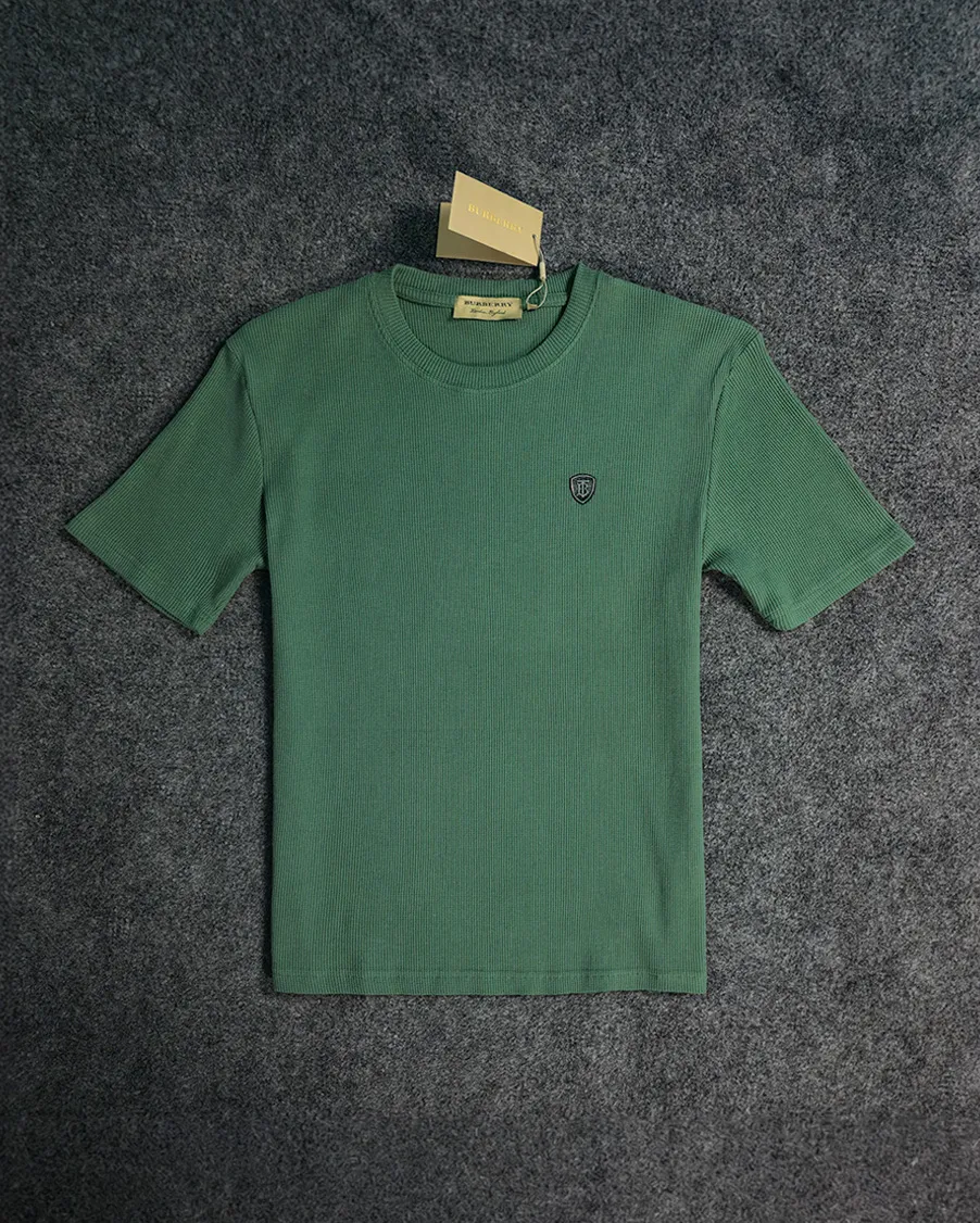 Emerald Green Semi Drop Shoulder T-Shirt