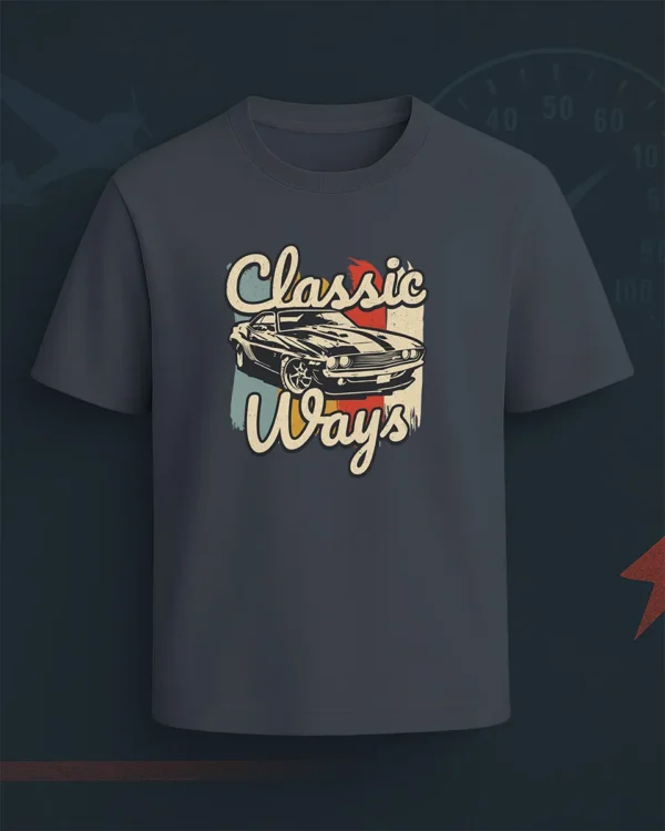 Classic Ways Vintage Car Ash T-Shirt