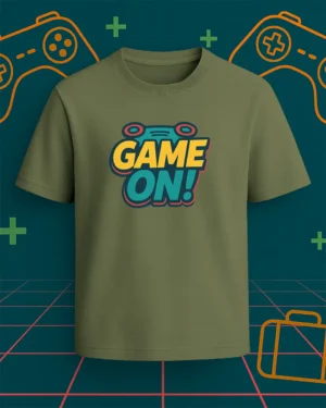 Game On! Retro Gamer Graphic T-Shirt