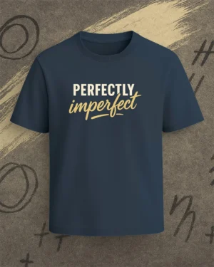 Perfectly Imperfect T-Shirt (Regular Fit) – Deep Ash Blue