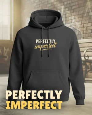 Perfectly Imperfect Hoodie – Black