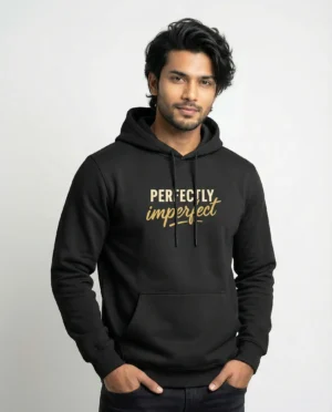 Perfectly Imperfect Hoodie – Black