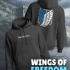 Attack on Titan – Wings of Freedom Hoodie - Black