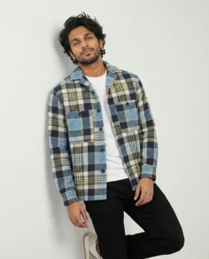 Checkered Blend Shacket