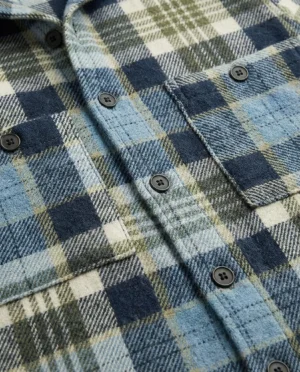 Alternative view of Checkered Blend Shacket