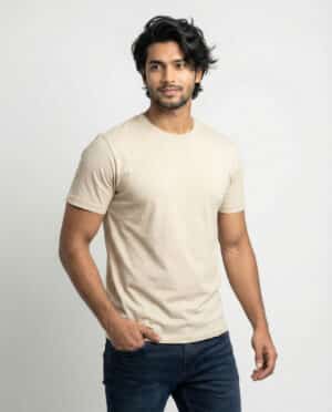 Soft Cream Crew Tee (Regular Fit)