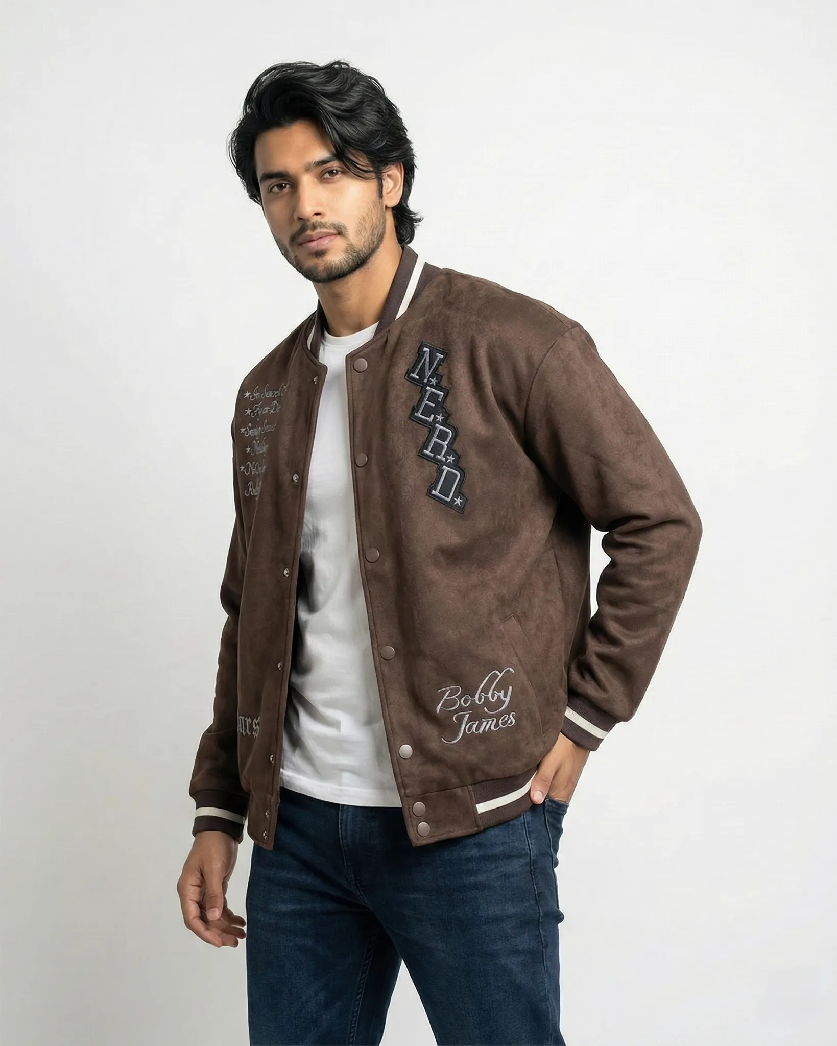Varsity Jacket – Brown