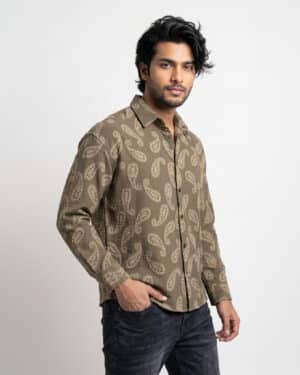 Desert Paisley Printed Casual Shirt